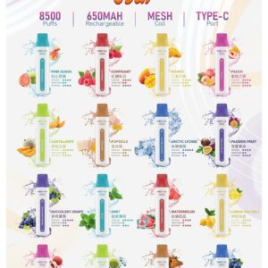魅嗨MEHA VBar小白條一次性|8500口 拋棄式電子煙